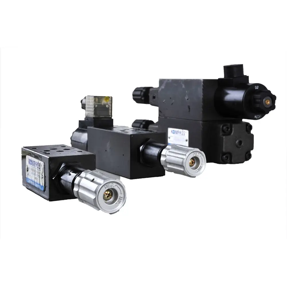 Électrovanne industrielle de meuleuse de surface de pompe hydraulique de piston de Kompass