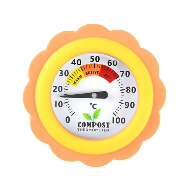 652F Easy to Use Soil Thermometers with Two Stylish Pattern for Garden Enthusiasts