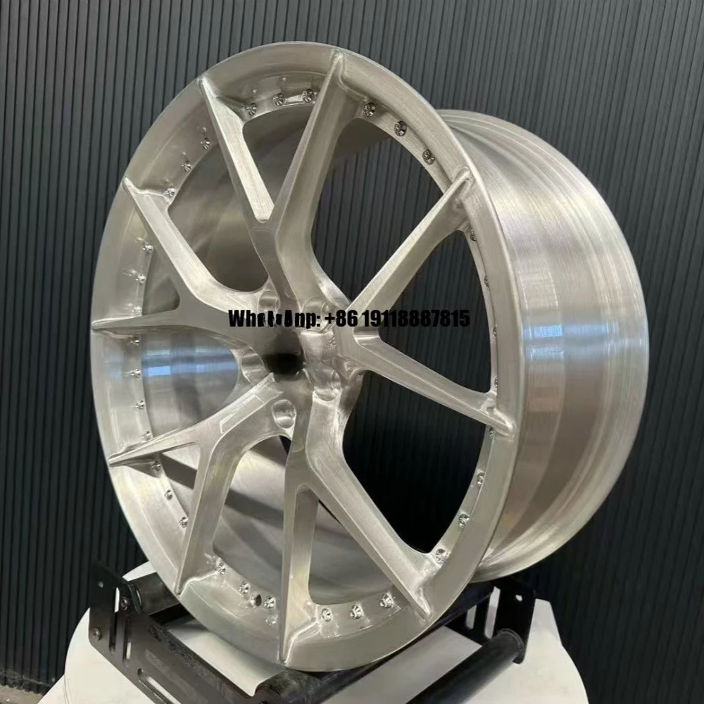 

Brushing Process 2-Pieces Custom or ODM Forged Wheel for Mercedes-Benz for Ford for Lexus PCD 5x120mm