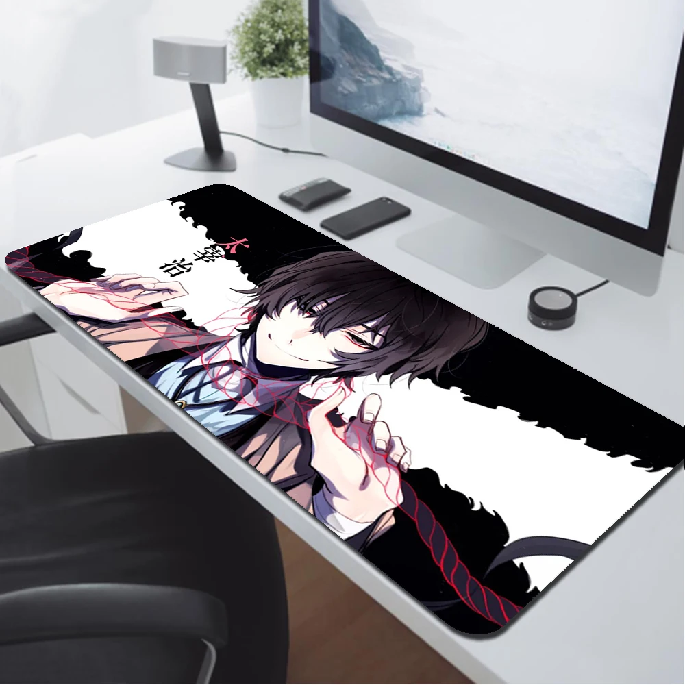 

Pc Gaming Mouse Pad Gamer Bungo Stray Dogs Computer Accessories Mausepad Rubber Mat Mousepad Mats Keyboard Cabinet Mause Laptops