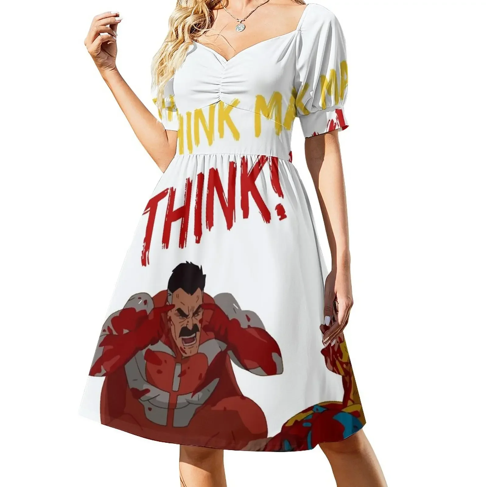 

THINK MARK, THINK! MEME from Invincible Omniman Short-Sleeved Dress Aesthetic clothing dresses for prom