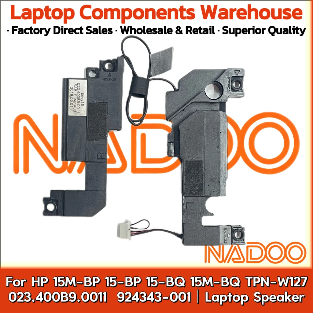 New Original Laptop Notebook Audio Speaker For HP 15M-BP 15-BP 15-BQ 15M-BQ TPN-W127 023.400B9.0011  924343-001