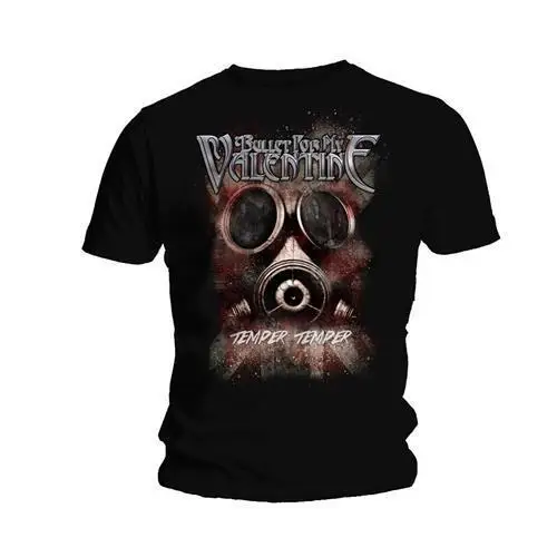 Bullet For My Valentine Temper Gas Mask T Shirt Black New