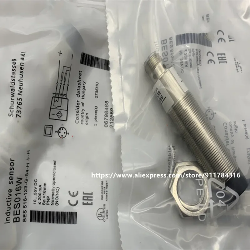 3Pcs New High Quality Balluff Proximity Switch BES016W BES 516-123-G-S4-H