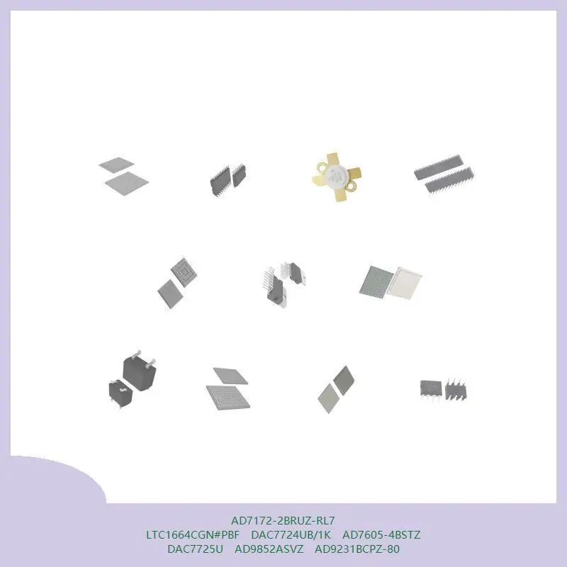

AD7172-2BRUZ-RL7 LTC1664CGN # PBF DAC7724UB/1K AD7605-4BSTZ DAC7725U AD9852ASVZ AD9231BCPZ-80