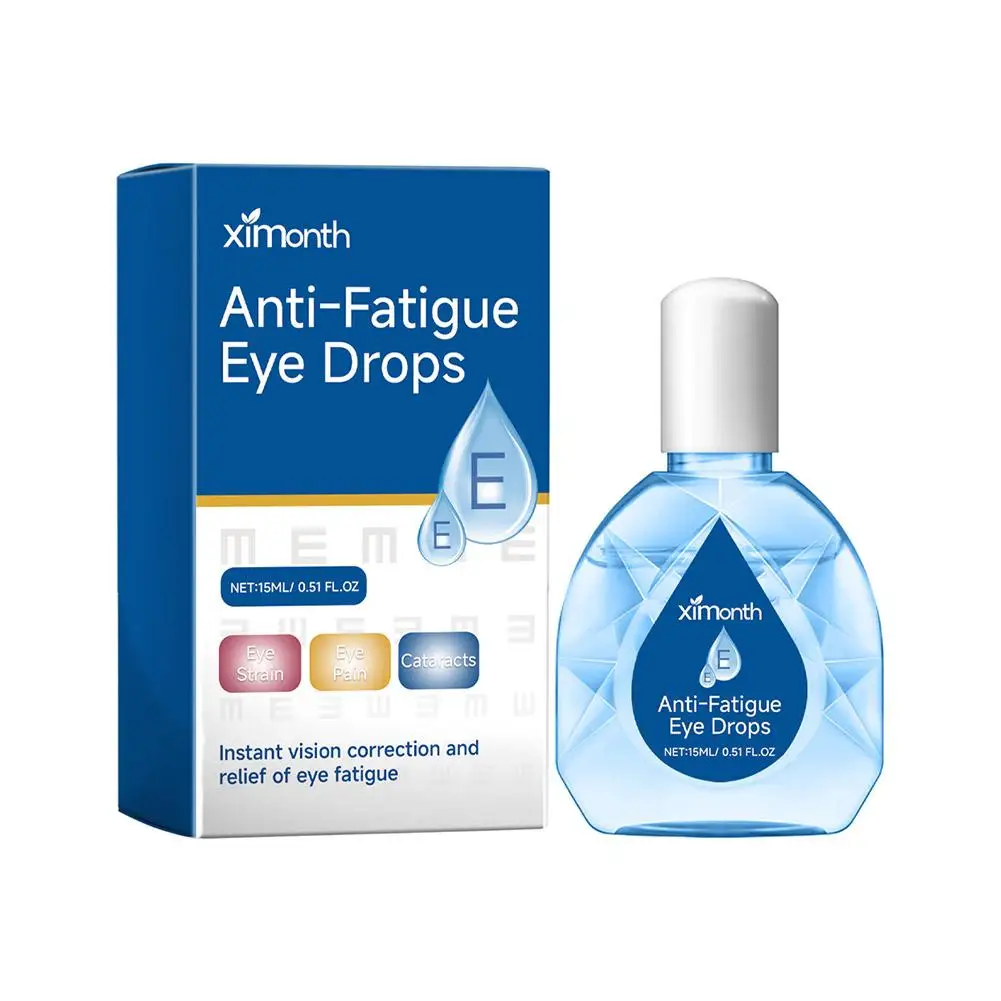 Gotas antifatiga para los ojos, líquido de desintoxicación, gota seca borrosa, 15ml