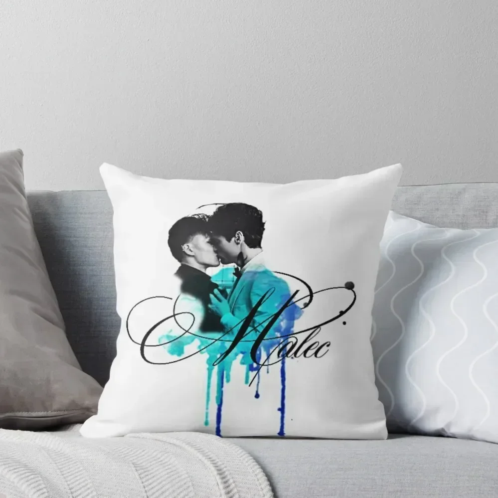 

Malec kiss (blue) Throw Pillow christmas cushions covers home decor items Marble Cushion Cover New year pillow