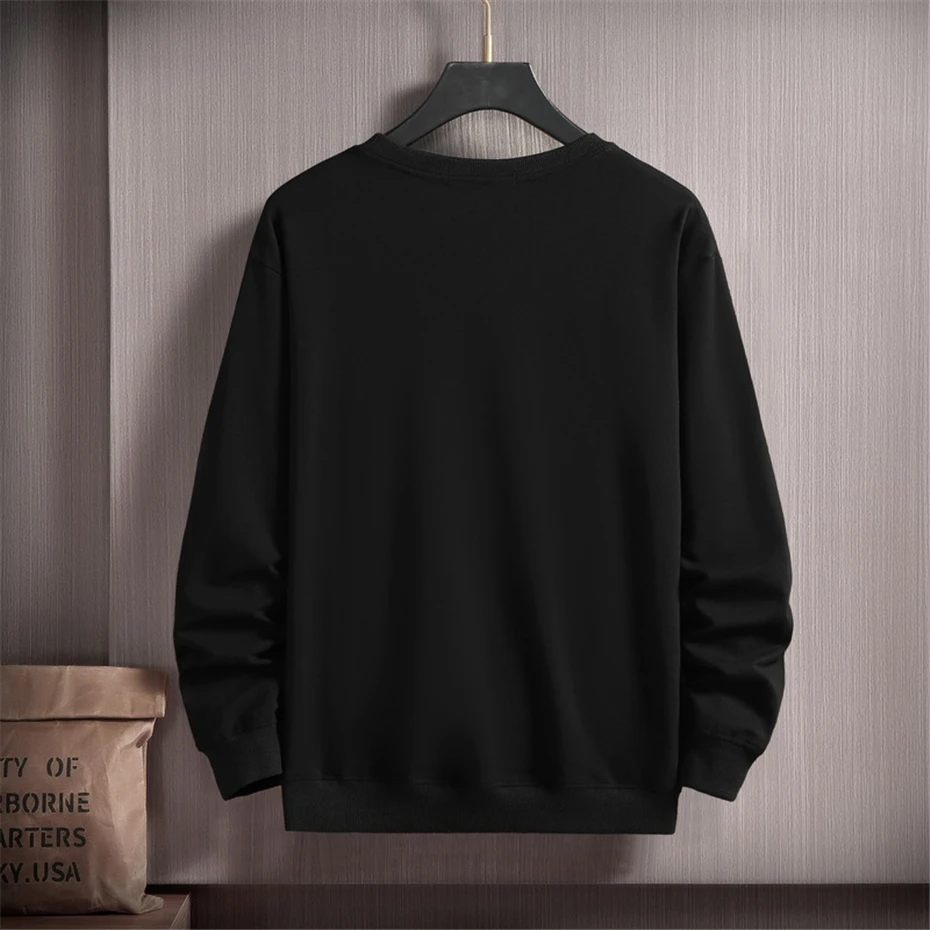 10XL Plus Size Sweatshirts Men Spring Autumn Print Sweatshirt Male Fashion Casual Pullover Big Size 10XL