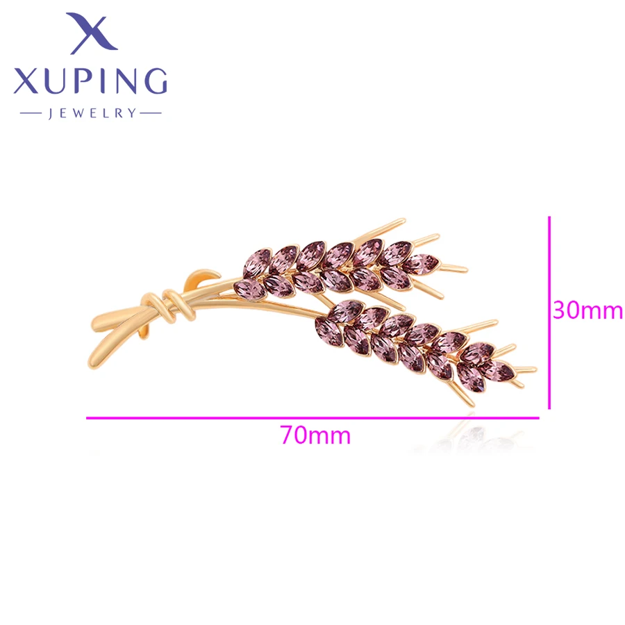 Xuping Jewelry Fashion Charm Winner Style Gold Color Crystal Brooches for Women Cloth Decoration  Girl Gift X000025752