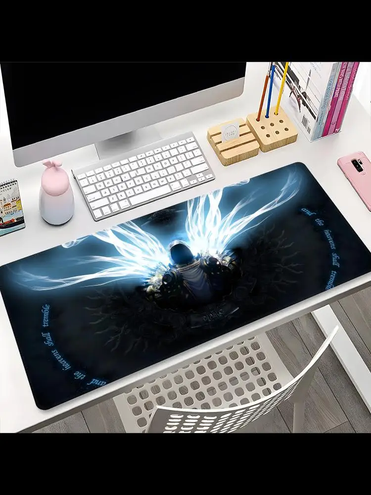 Tapis de souris DiabloS III Edge Big Gaming Locking, grand tapis de souris en caoutchouc pour ordinateur, gamer, tapis de bureau mignon pour ordinateur portable