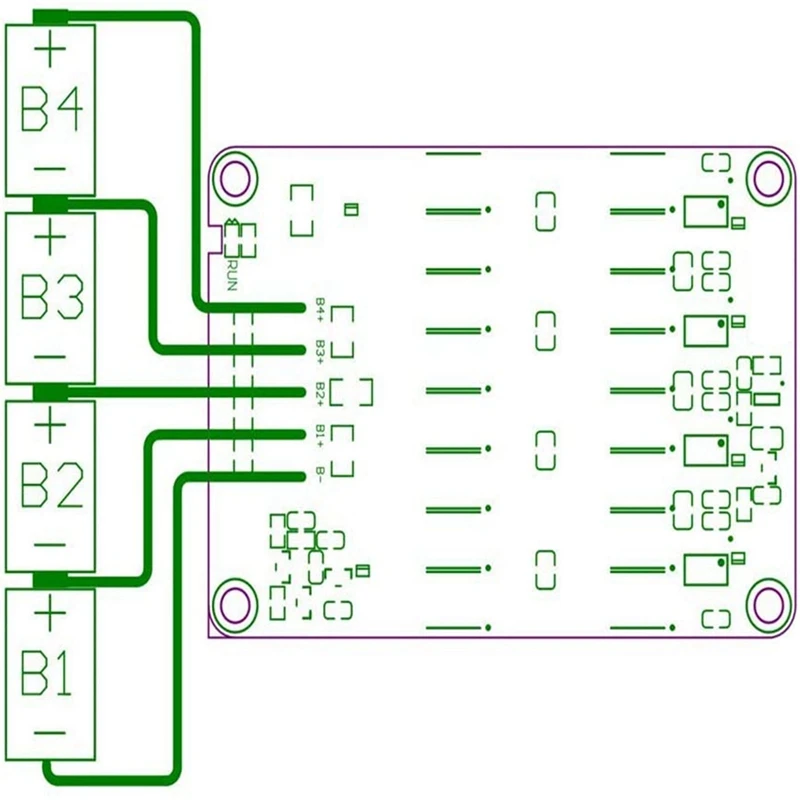 4S 5A Lithium Battery Equalizer Active Balancer Li-Ion Lifepo4 Battery Pack Energy Transfer For 12V Electric CAR RV BMS