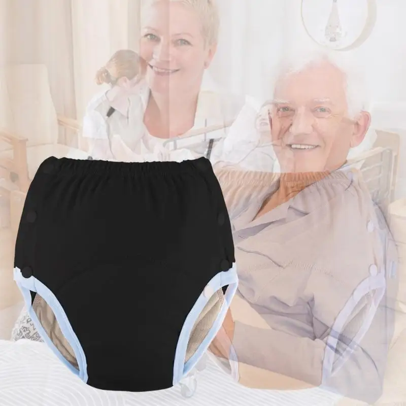 N7YE ملاءمة داخلية مصممة داخلية قابلة لإعادة الاستخدام سراويل حفاضات القماش القطن لليوم ليلا