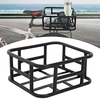 Bymaocar Rear rack bicycle basket Bikes Basket Rear Large Capacity Detachable Bicycle Basket Bicycle Cargo Rack Bag Basket Black