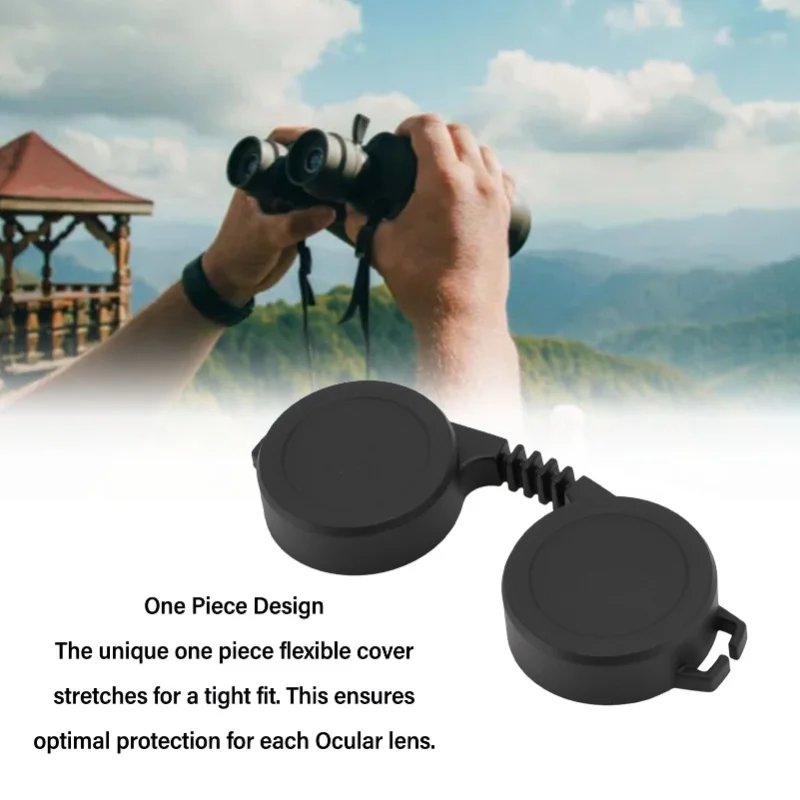 44mm Binoculares Eyepiece Cover Rubber 43-44.8mm Binocular Eyecup Cover Eye Guard Cap For 8x30 10x30 8x32 10x32 8x42 10x42 8x50 - view 5