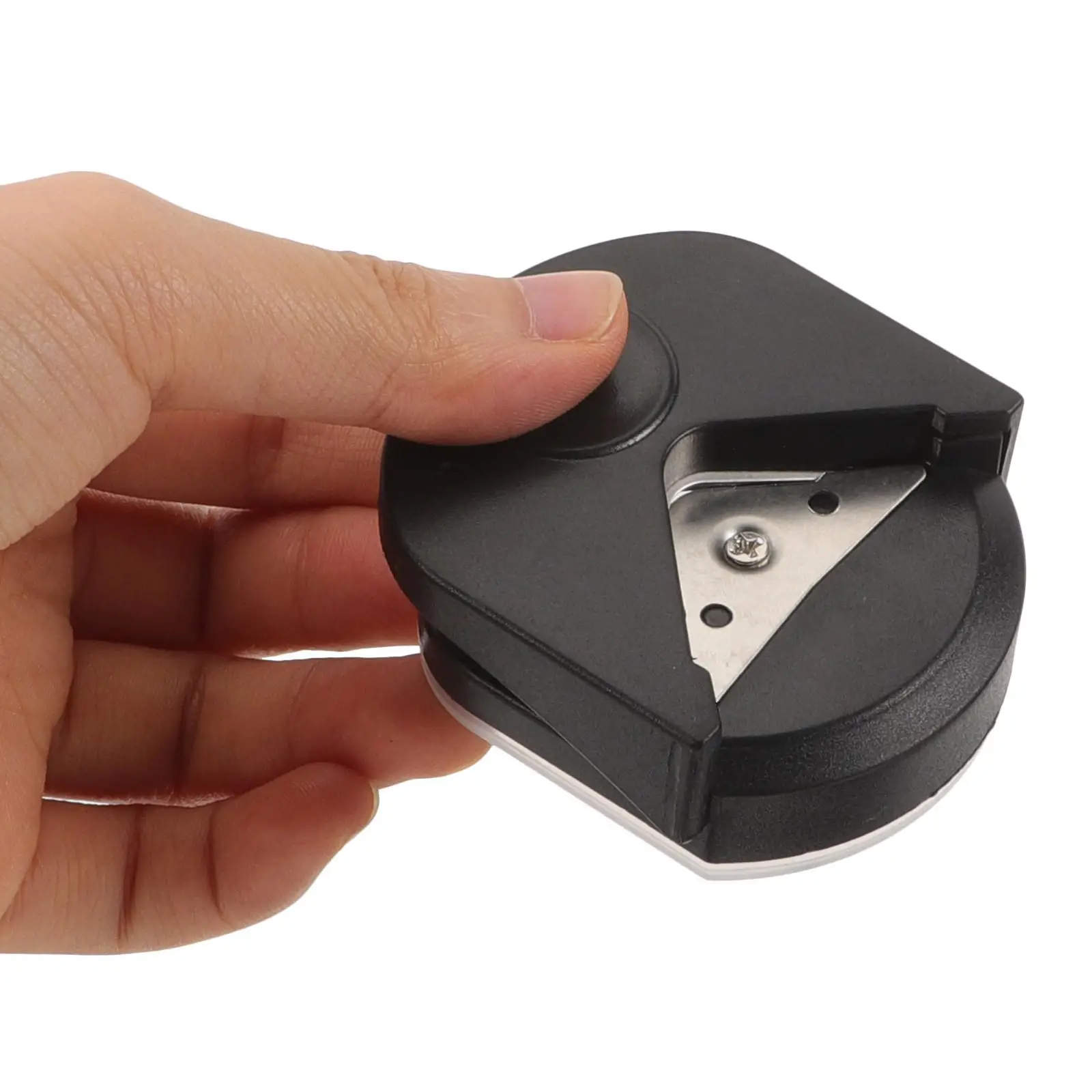

2Pcs Corner Paper Trimmer Rounder Knife Binding Cutting Tools Rectangle Stainless Steel Mold Upper Die Lower