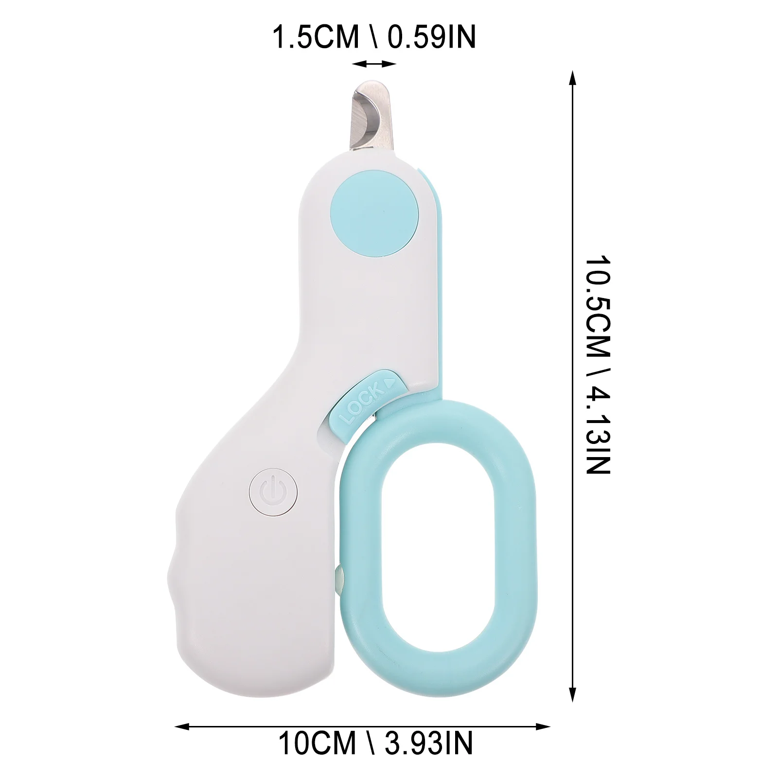 1 قطعة مقلمة أظافر الحيوانات الأليفة مصباح ليد تصميم مريح مؤشر آمن دائم الكلب القط أداة قص الأظافر المحمولة أداة تهذيب الأظافر