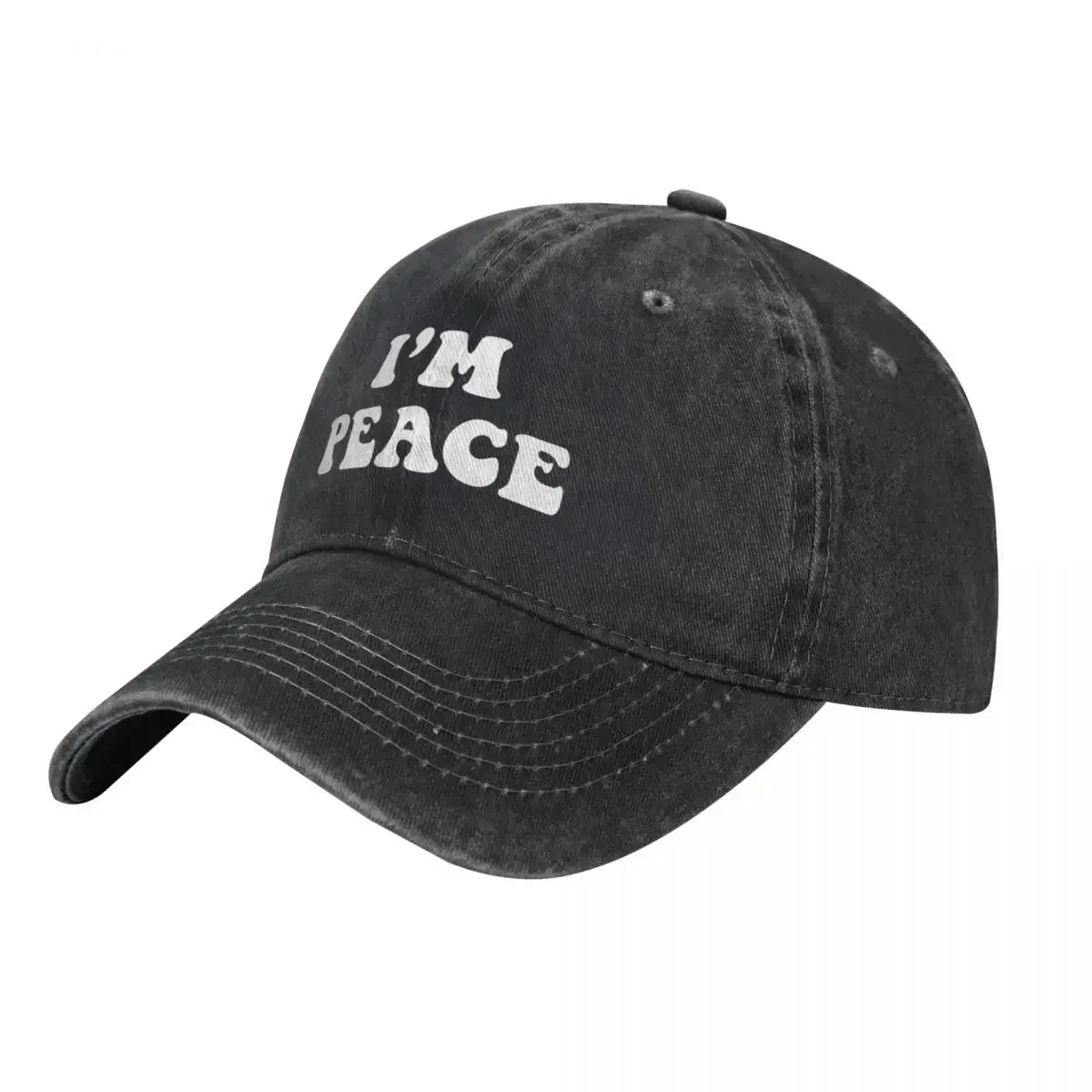 

I Come in Peace - I'm Peace - Couple Matching Gift Baseball Cap Rave hiking hat Streetwear Caps Male Women's