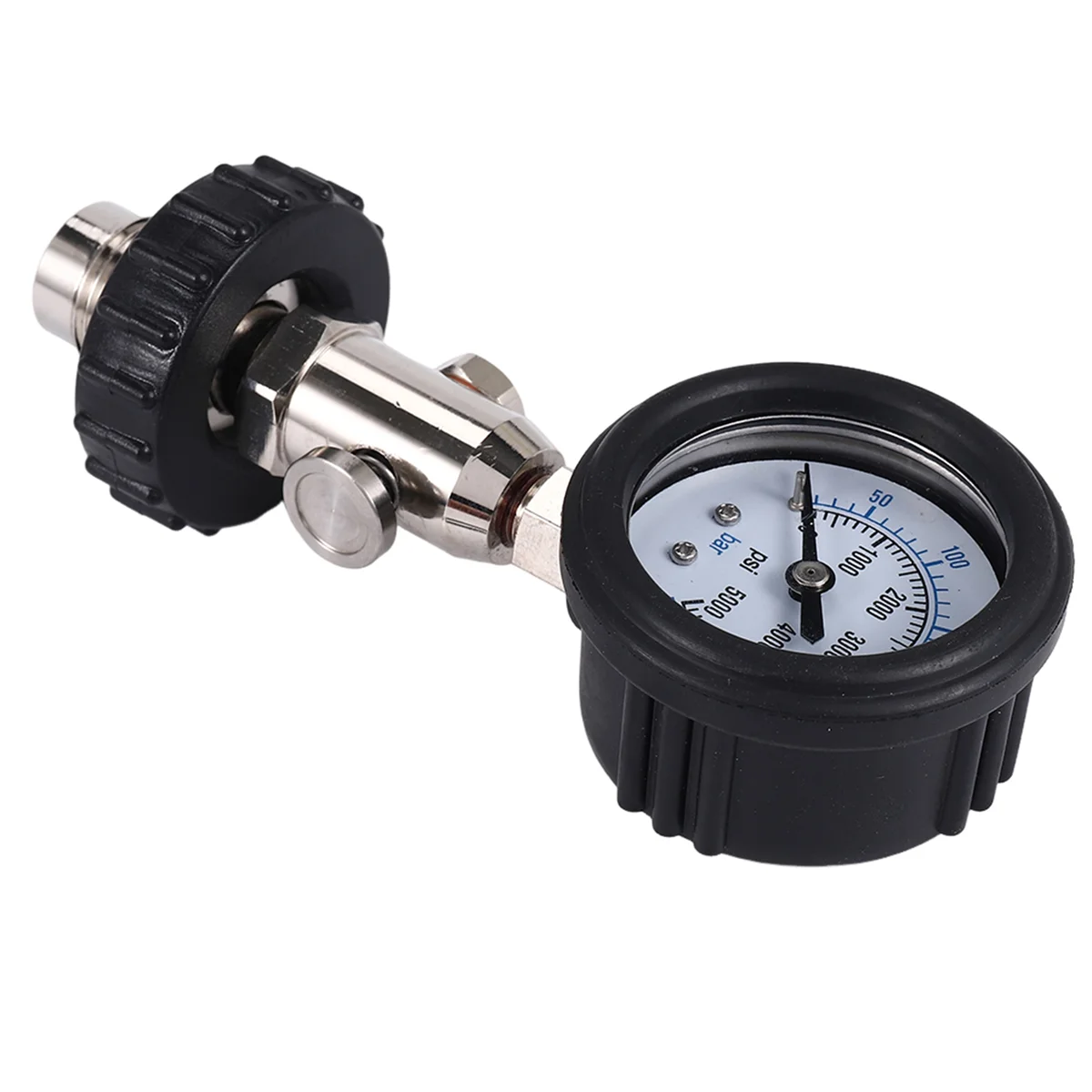 GZMO New DIN Air Tank Pressure Checker for Scuba Diving with 350Bar Gauge,Diving Gauge with Handle