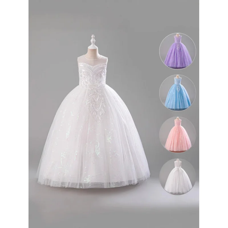 

Children's Formal Dress for One-Year-Old Girls Princess Dress Puffy Mesh Dress Performance Festival Children's Dress
