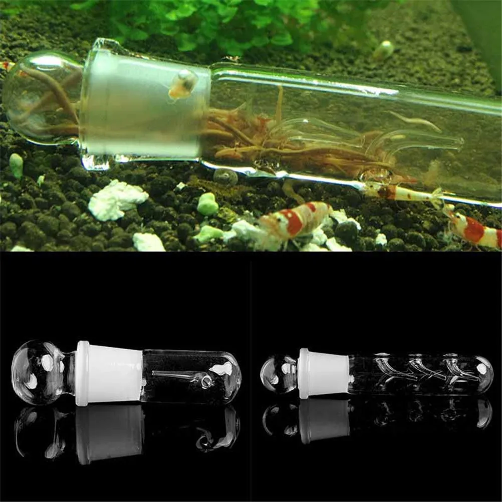 1PC Aquarium Pest Trap Fish Tank Clear Glass Catch Trap For Cherry Shrimp Crystal Red Shrimp Dwarf Shrimp Flatworms