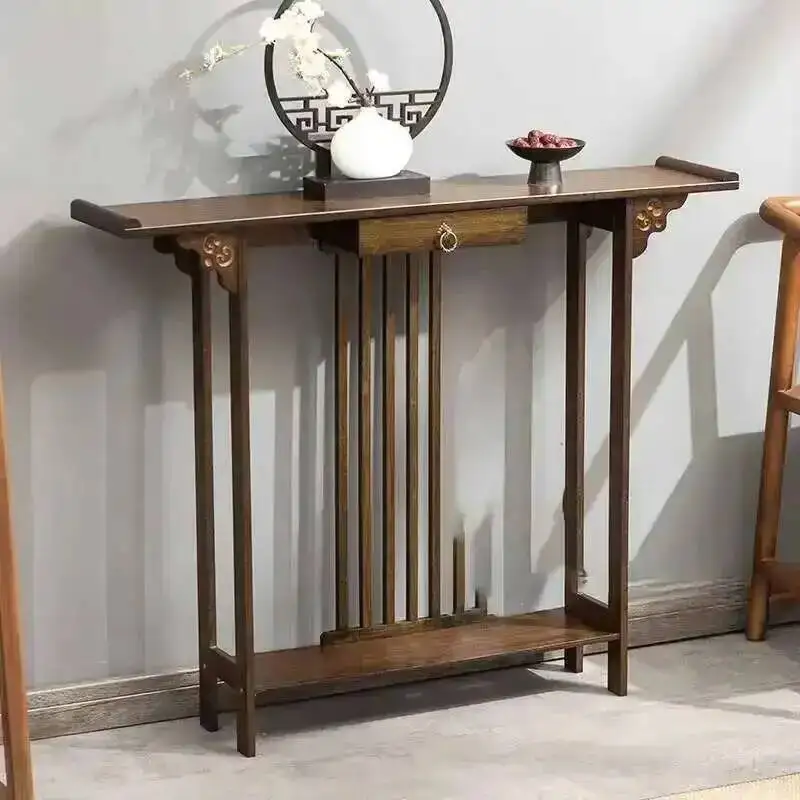 

Bamboo Japanese New Tables Style Console Chinese Porch Cabinets Creative Living Room furniture Household Entrance Console Tables