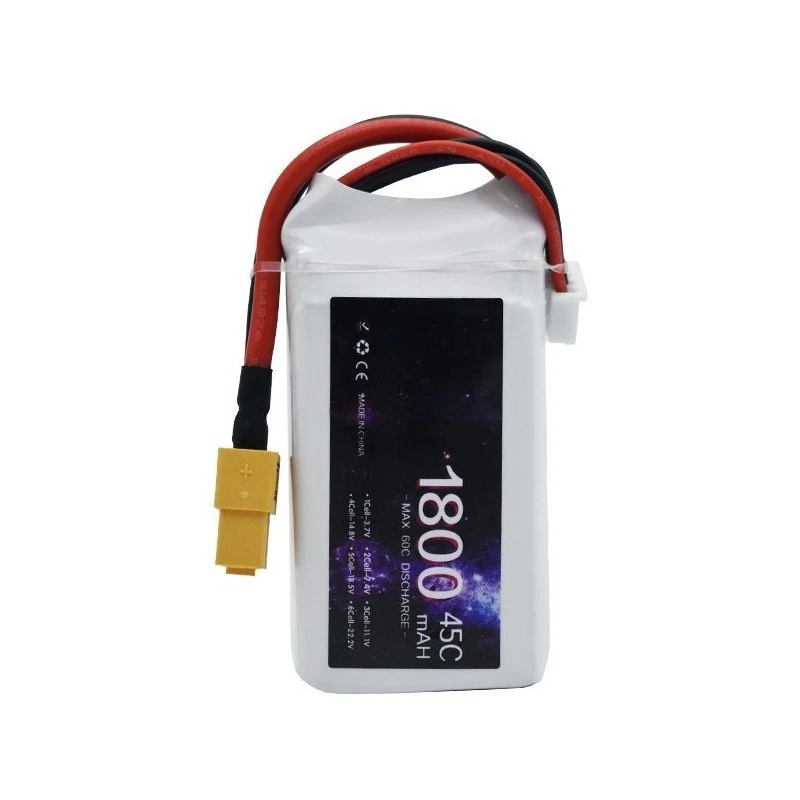 7.4V 1800/2200mAh 45C 2s Modle New LiPo Battery for RC Helicopter Aircraft Quadcopter Cars Airplane with T/JST/XT60 Plug