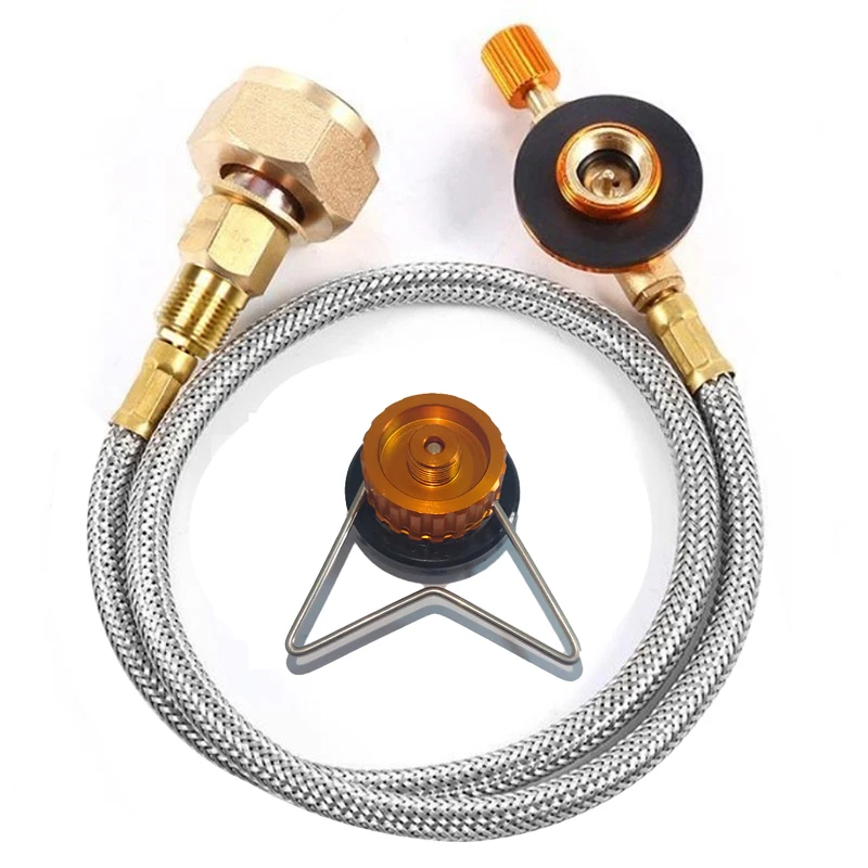 EU Outdoor Cylinder Filling Adapter Camping Gas Stove Gas Refill Adapter with support Gas Tank Furnace Connector Accessories