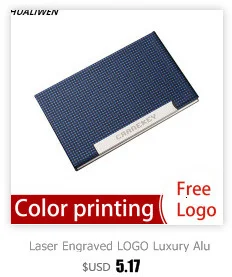 Luxus Brieftasche PU Leder Business ID Kreditkarte Halter Für Frauen Männer Mode Marke Metall Aluminium Karte Fall – Detail 6