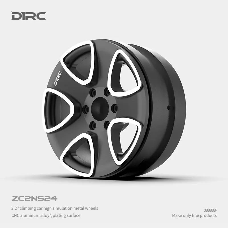 2.2-inch metal climbing car simulation wheels for RC Crawler Car TRX4 scx10 third generation Trx6 D12 Upgrade Accessories