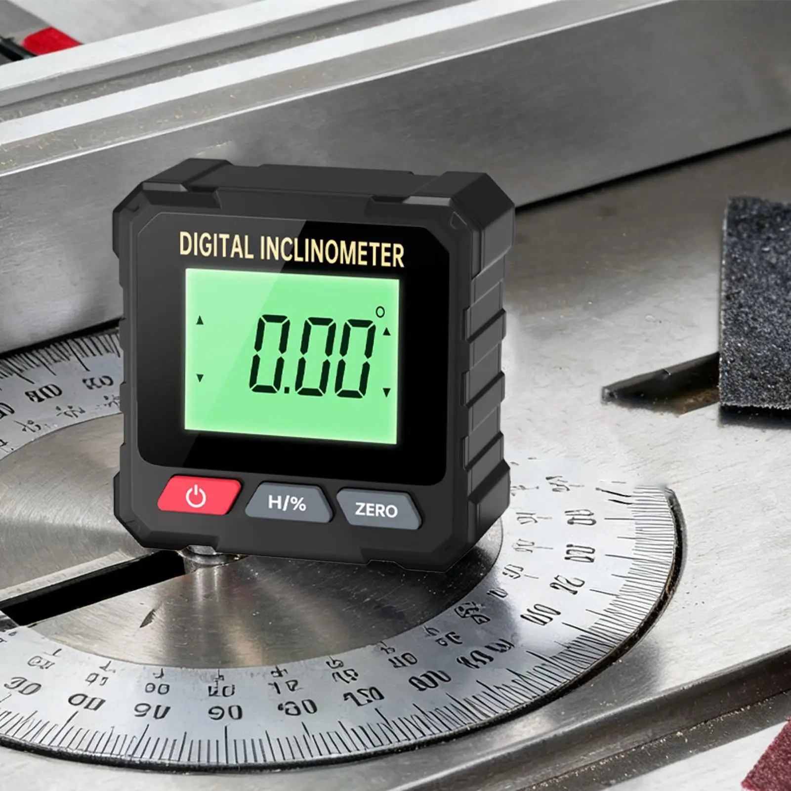 

Цифровой инклинометр, 4-сторонний измерительный инструмент с подсветкой, магнитный датчик угла для деревообработки, гольфа, дома, ремонта дверей