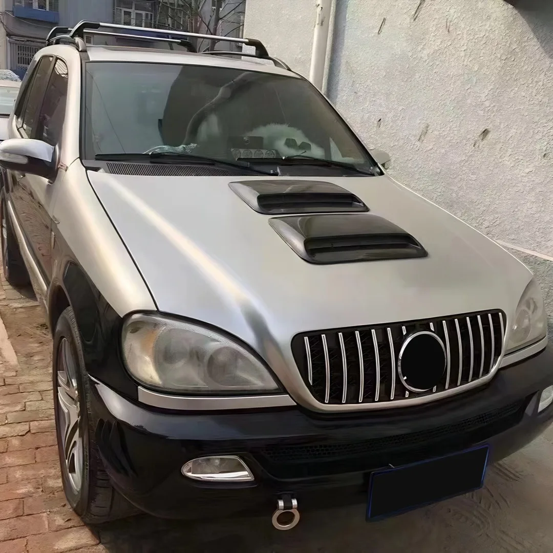 ตารางด้านหน้ากระจังหน้ากันชนปรับแต่งอุปกรณ์เสริมสําหรับ Mercedes Benz ML W164 2005-2011 ML300 ML350 ML500 ML550 GT เพชรสไตล์