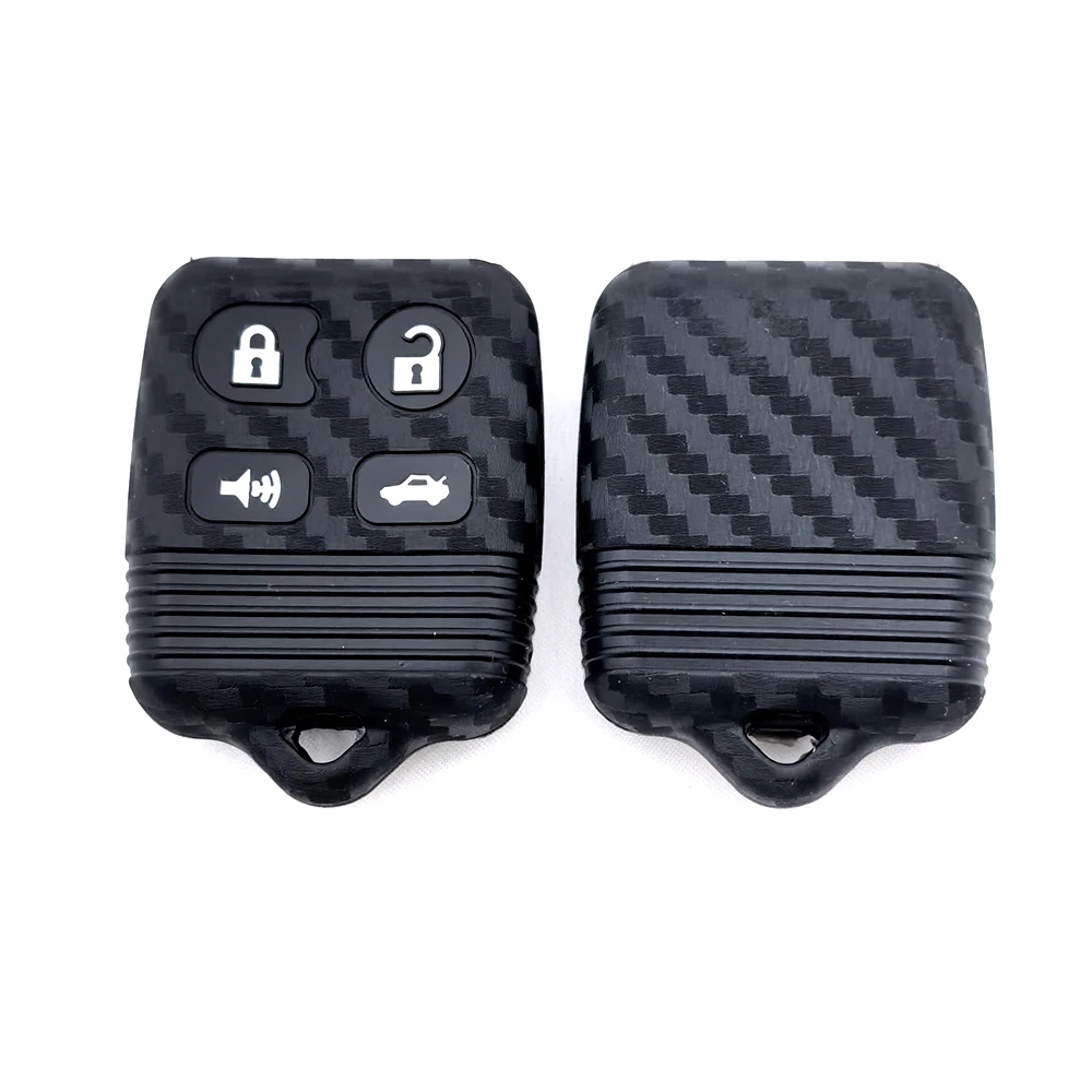 2025 جودة عالية 3/4 أزرار غطاء مفتاح السيارة الألياف سيليكون لفورد إسكيب F 150 اكسبلورر 2001 - 2007 #6