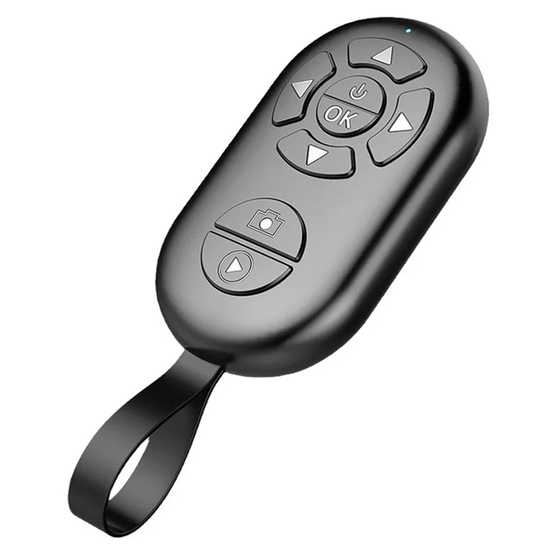 【مخزون محدود!】وحدة تحكم عن بعد لاسلكية لصفحة الفيديو قابلة لإعادة الشحن بلوتوث 8 أزرار مصراع صور سيلفي للهاتف لـ Tik