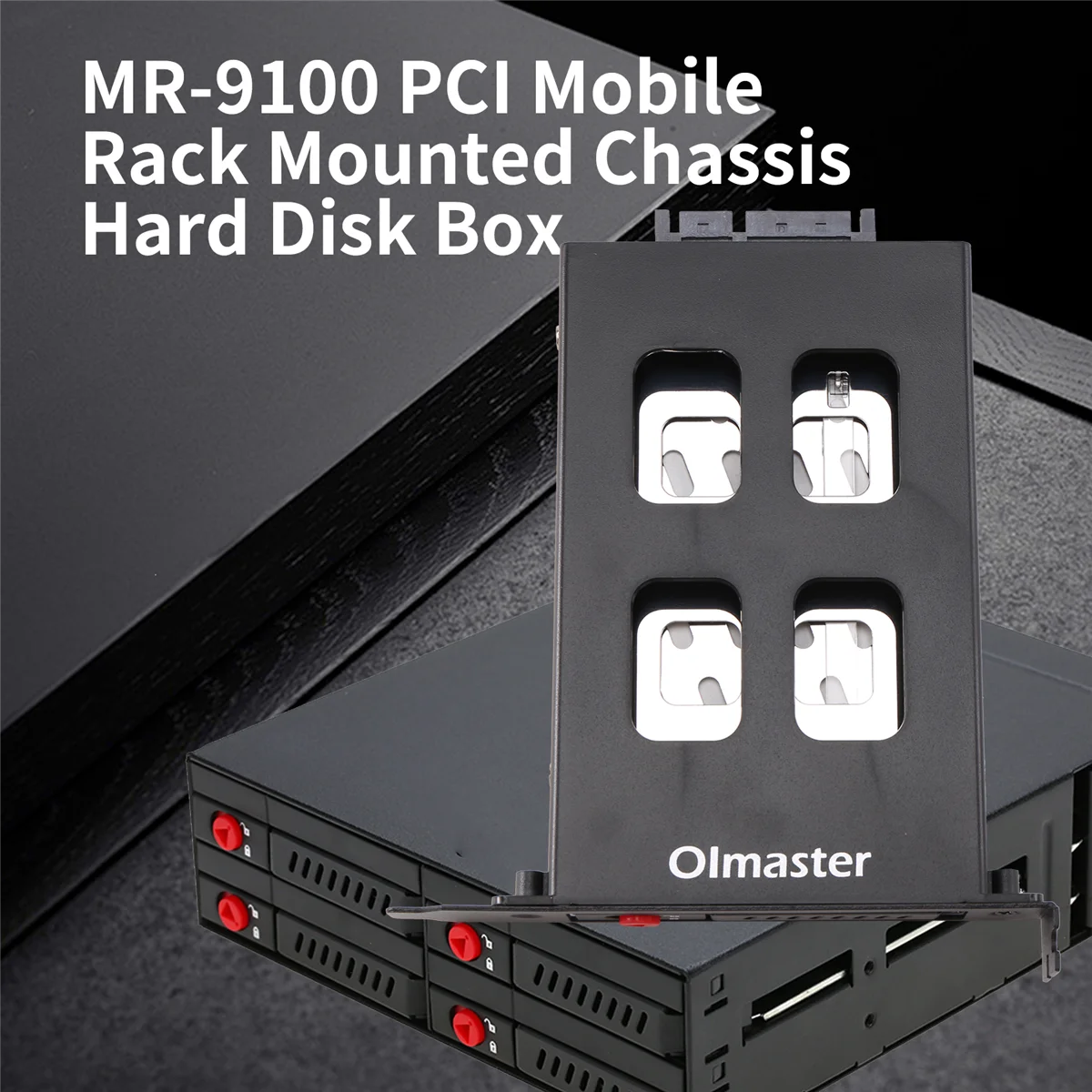 Oimaster PCI 모바일 랙 인클로저 하드 디스크 드라이브 케이스 박스, 2.5 인치 Sata Sdd HDD 어댑터용, 신제품
