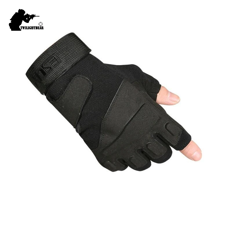 

High Quality Tactical Gloves Outdoor Breathable Slip Resistant Sports Half Finger Gloves Paintball Camping AE302