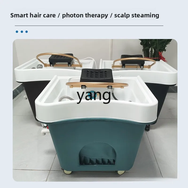 LMM Movable Shampoo Basin Health Center Supporting Household Fumigation Water Circulation Head Therapy Machine