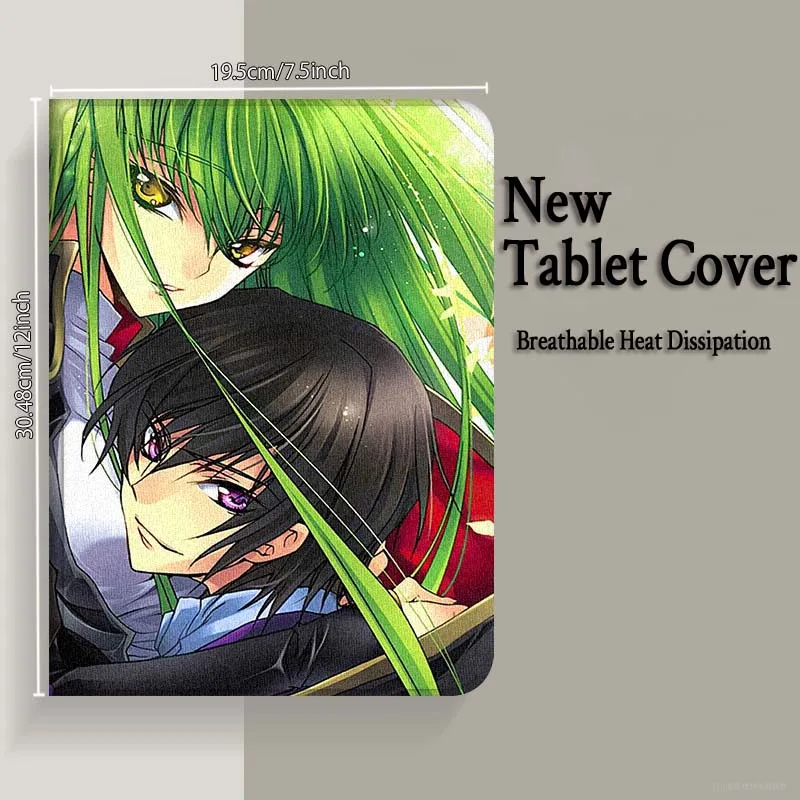 حافظة كمبيوتر لوحي Code Geass الشهيرة لهاتف Xiaoxin Lenovo Pad Tab K10 K11 M10 P12 P11 Pro GT Gen2 Plus Legion Y700 Y900 12.1 #6