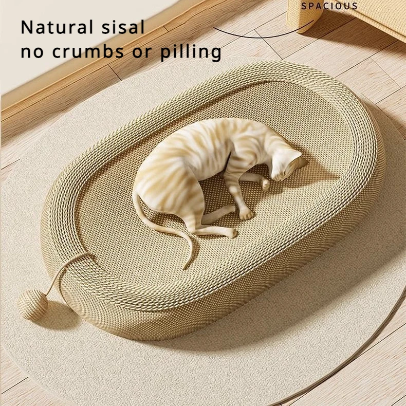 

Wooden Cat Scratching Pads Large Household Pet Furniture Cat And Dog Sleeping Bed Wear Resistant Items Pet Supplies Pet Toys