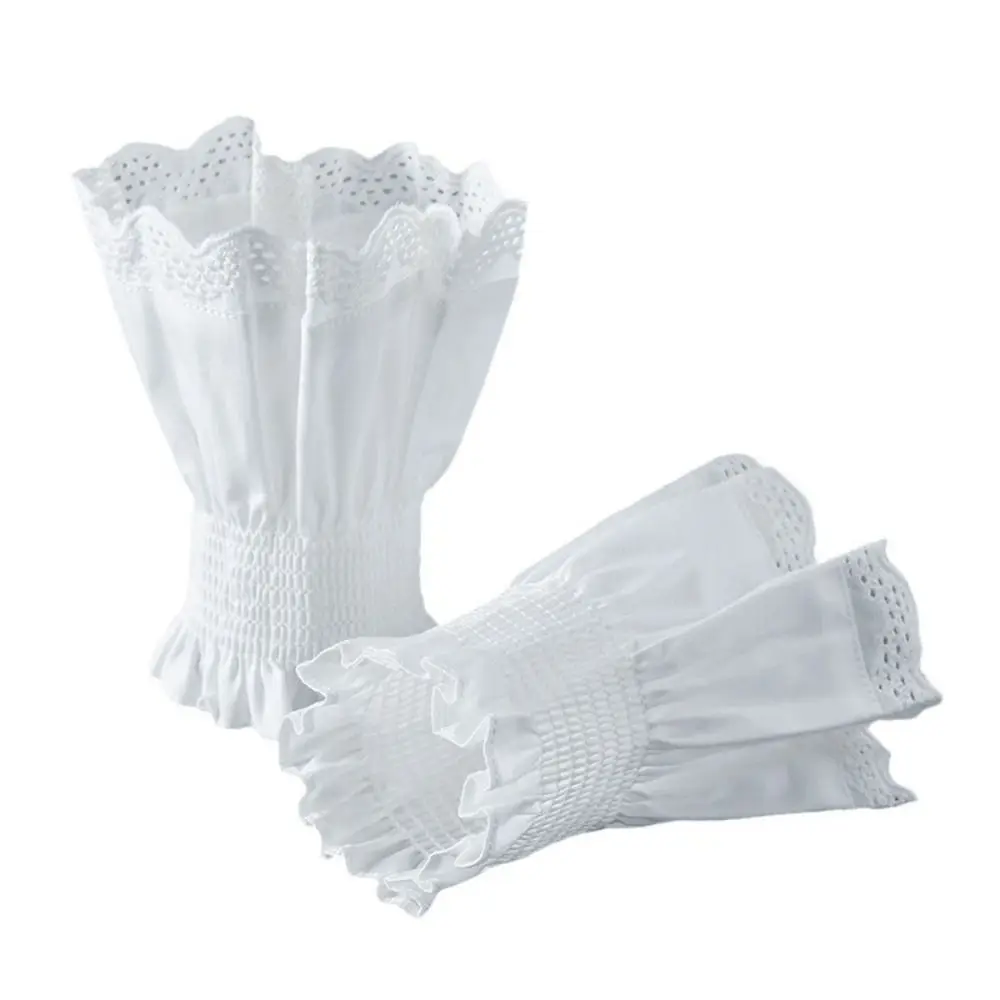 

New Cotton Fake Cuff Detachable White Wrist Cuff False Sleeve Cuffs Women