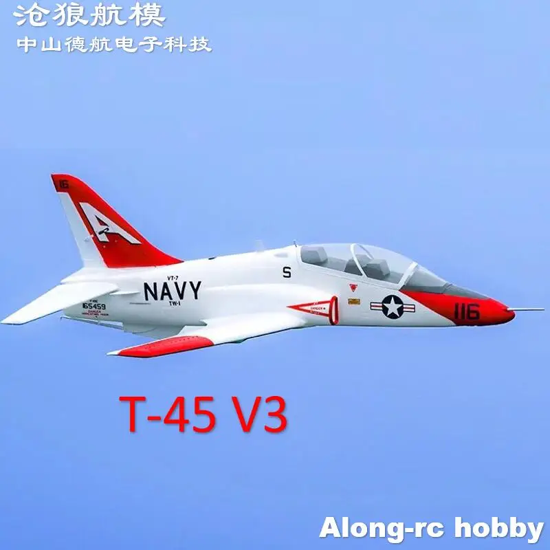 EPO mousse RC avion 70mm jet EDF RC avion T45 T-45 V3 6S PNP ou KIT train d'atterrissage rétractable avion RC modèle de télécommande