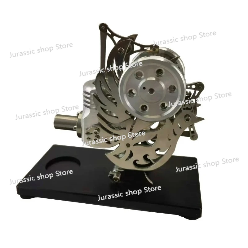 

Start Single Cylinder Alloy Engine Model External Combustion Engine