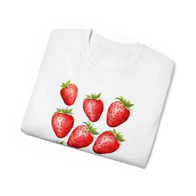 Strawberry Retro Y2K T Shirt New All Size S 5XL