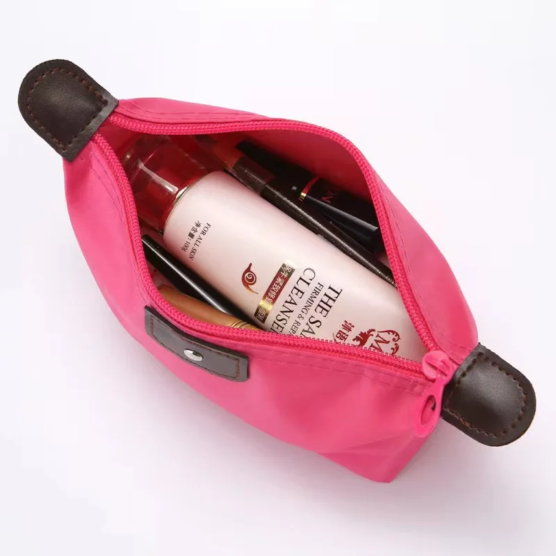 New Convenient and cute cosmetic bag, nylon dumpling cosmetic bag, waterproof storage toilet bag