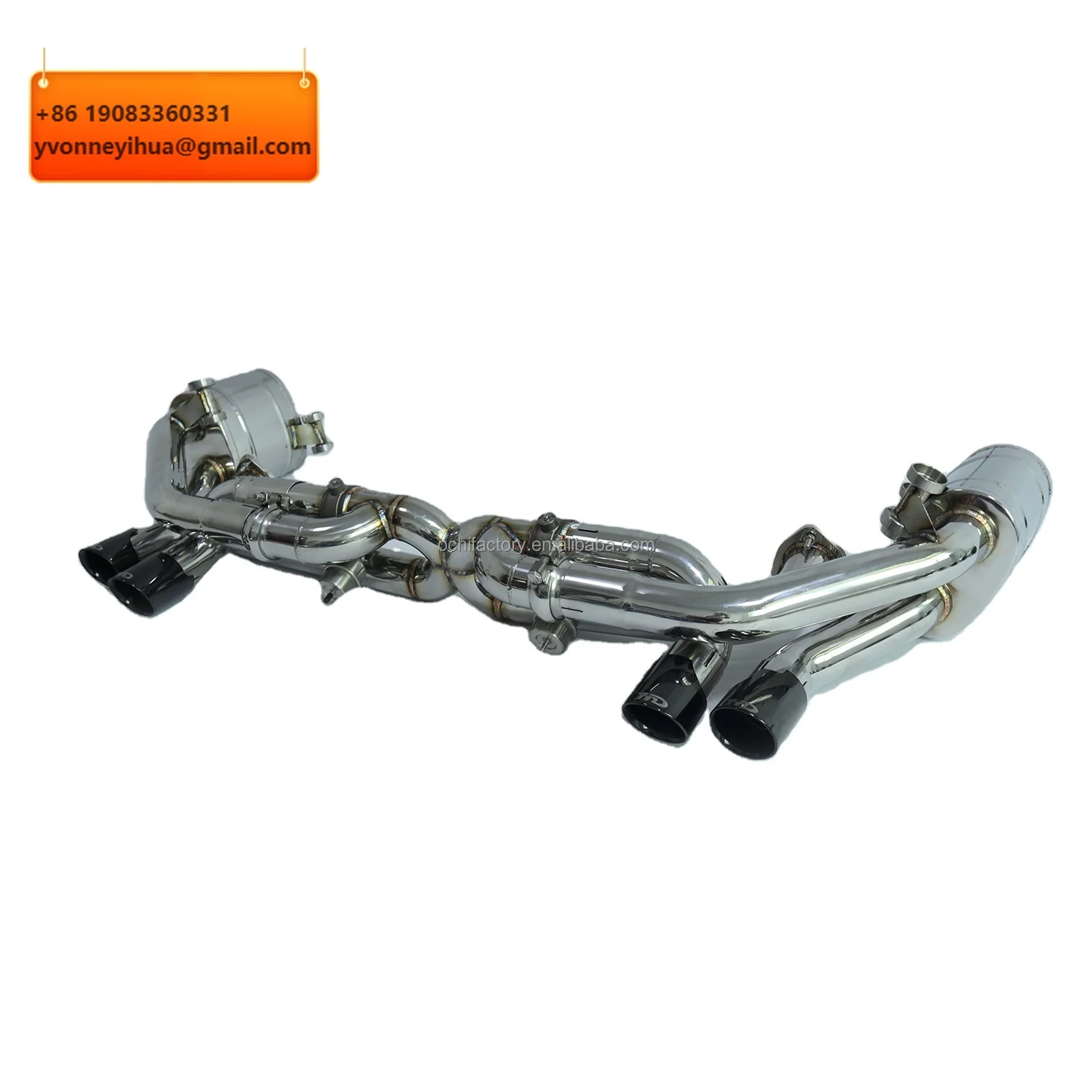 

Выхлопная система OUCHI из нержавеющей стали для Porsche 911 997.2 3.6T/3.6L/3.8T/3.8L 2009-2012 с клапаном глушителя и выхлопными трубами