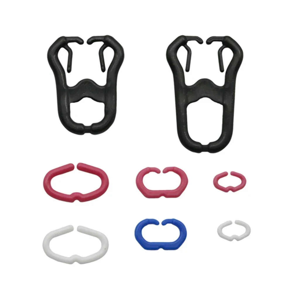 

200 Pcs Boltless Anti-pecking Chicken Mouth Buckle Chicken Nose Ring Goggles 5 Types Poultry Chicken Farm Anti-fighting Tools