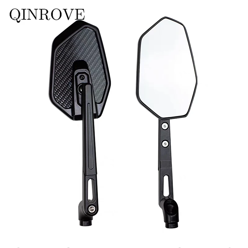 

Motorcycle Rear Mirror Aluminum alloy 8/10mm Scooter Rear view Mirror Universal For CFMOTO 250 450 650 NK Yamaha FZ1 FZ6 FZ 07
