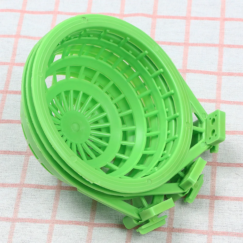 

6pcs Bird Nest Breeding Bed Plastic Hanging Cage Finch Parrot Lovebird Basin Nesting Bowl Pigeon Hatching Resting Place Small