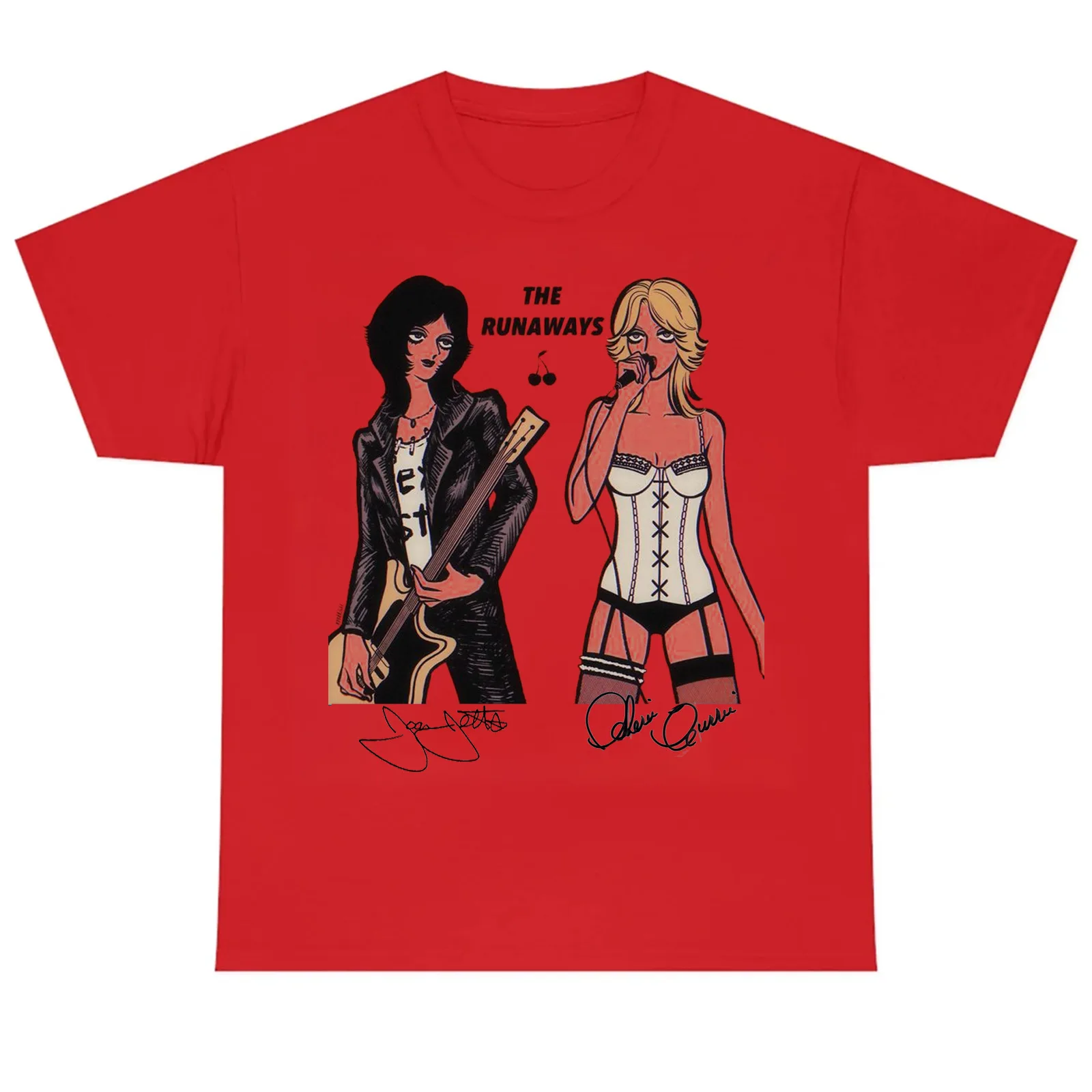 

Joan Jett and Cherie Currie Of The Runaways Gift For Fan S to 5XL T-SHIRT TMB173