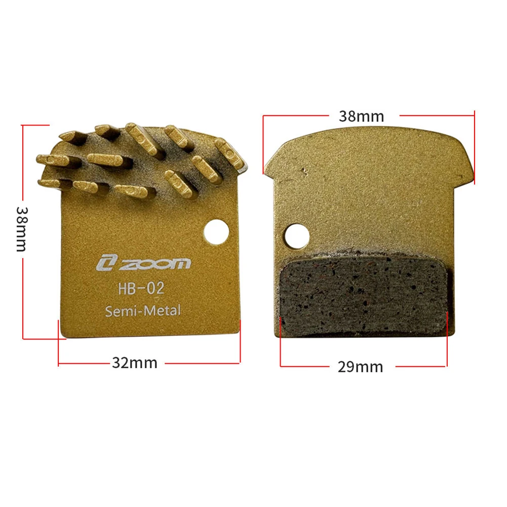 Maximize Your Bike's Braking Performance with MTB Bicycle Radiating Disc Brake Pads for ZOOM DB325 HB875 HB100