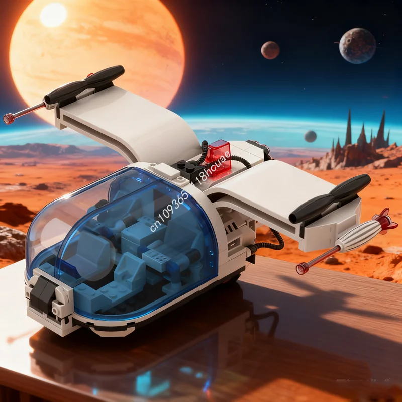 

231 шт. MOC Hyper Traveler Space Futuroned модель строительные блоки игрушка архитектура Рождественский подарок сборка DIY творческое образование